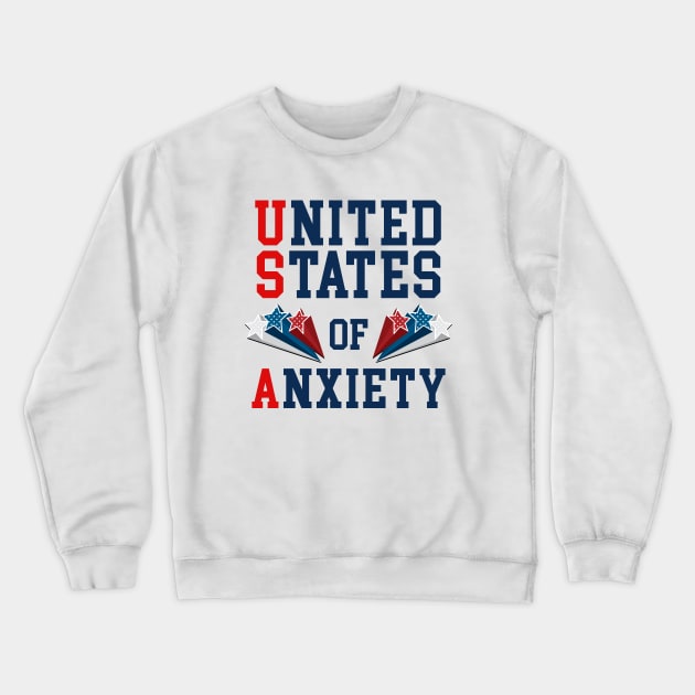 United States of Anxiety Crewneck Sweatshirt by NotoriousMedia